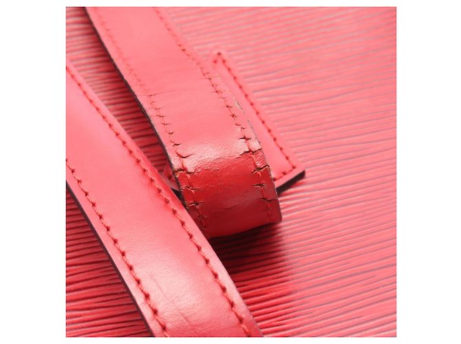 Borsa a Spalla Lussack in Pelle Epi Louis Vuitton Rosso - vista 8