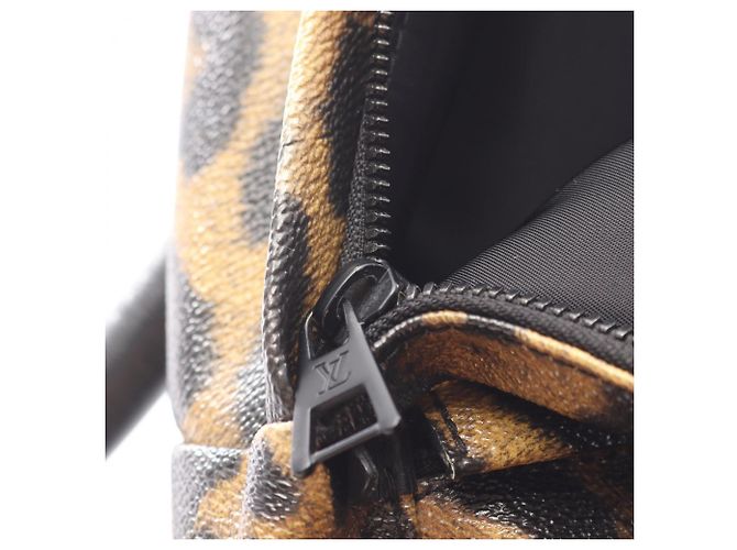 Zaino Palm Springs PM Louis Vuitton Marrone Nero - vista 14