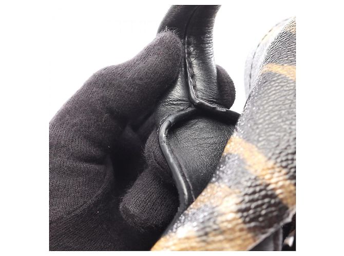 Zaino Palm Springs PM Louis Vuitton Marrone Nero - vista 6