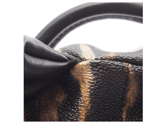 Zaino Palm Springs PM Louis Vuitton Marrone Nero - vista 9