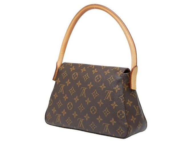 Borsa a Spalla Mini Looping Monogramma Louis Vuitton Marrone - vista 2