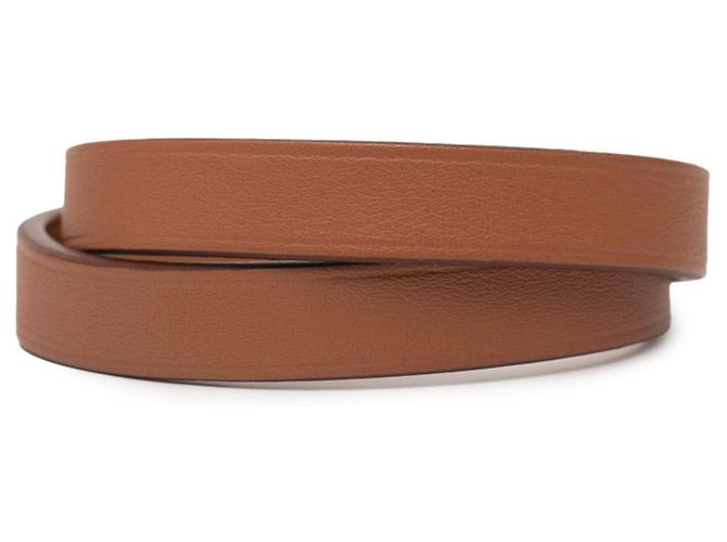 Pulsera Mini Kelly Double Tour de Hermès Castaño - vista 3