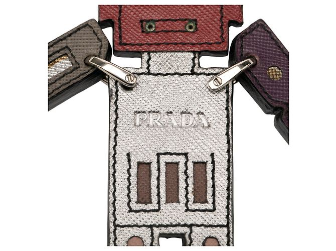 Portachiavi Charm Robot Prada Multicolore - vista 4