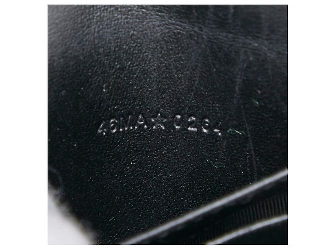 Schwarze Lammleder Bi-Fold Geldbörse Christian Dior - Ansicht 9