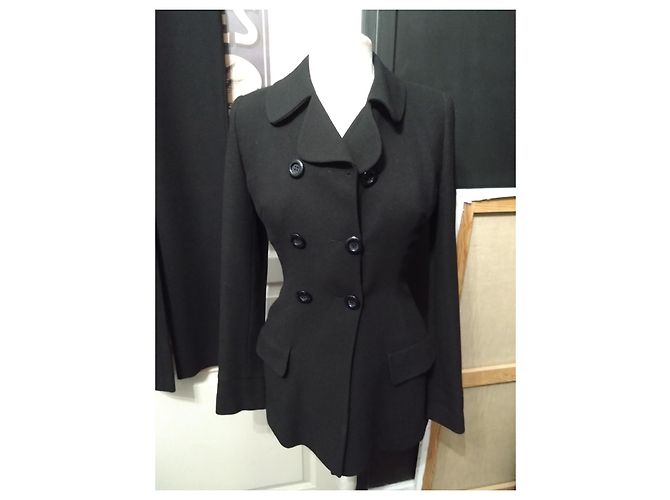 Conjunto de Blazer e Calça Preta de Chantal Thomass tamanho 34 36 Preto - vista 2