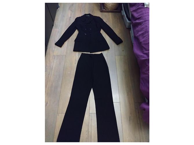 Conjunto de Blazer e Calça Preta de Chantal Thomass tamanho 34 36 Preto - vista 6