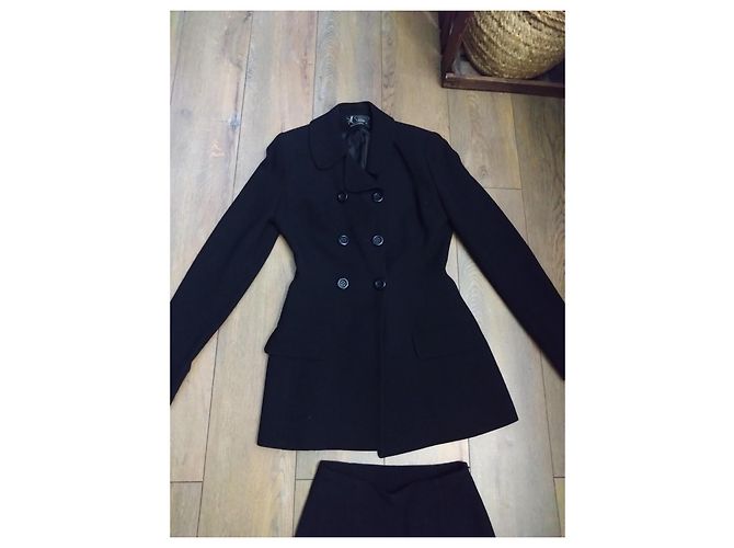 Conjunto de Blazer e Calça Preta de Chantal Thomass tamanho 34 36 Preto - vista 9