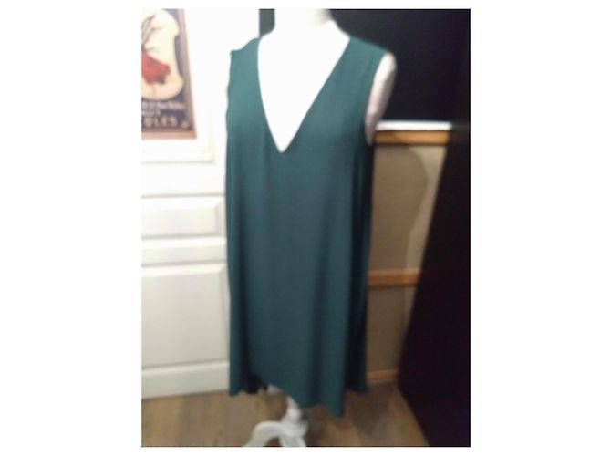 BCBG Max Azria Abendkleid Tannengrün Größe 38 M - Ansicht 3