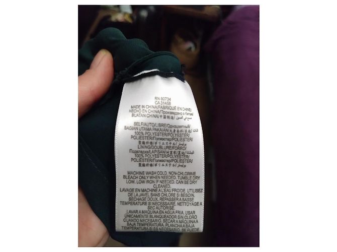 BCBG Max Azria Abendkleid Tannengrün Größe 38 M - Ansicht 8