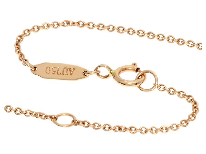 Tiffany & Co Collana in diamante Tiffany Knot Key in oro rosa 18K - vista 3