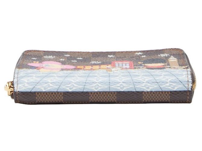 Monedero Zippy Vivienne Damier de Louis Vuitton Castaño Multicolor - vista 3