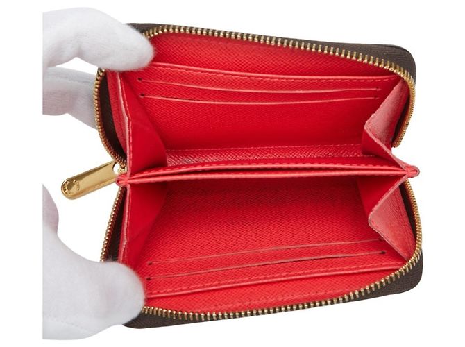 Monedero Zippy Vivienne Damier de Louis Vuitton Castaño Multicolor - vista 6