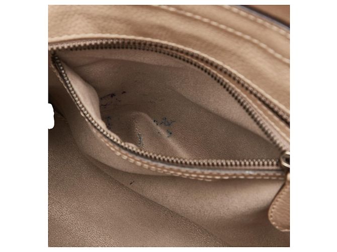 Céline Borsa a mano Celine Luggage Micro Shopper Beige - vista 11