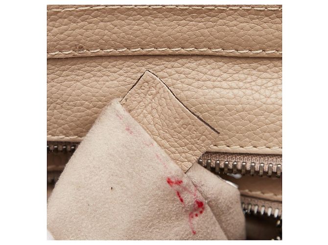 Céline Borsa a mano Celine Luggage Micro Shopper Beige - vista 15