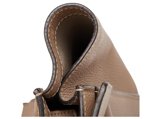 Céline Borsa a mano Celine Luggage Micro Shopper Beige - vista 9