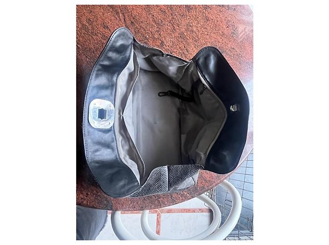 Longchamp Gasby Handtasche aus Leder Pythonprint Python drucken - Ansicht 3