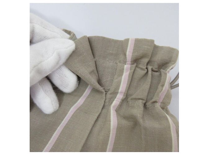 Autre Marque Falda de rayas alternas Drawer Beige - vista 12
