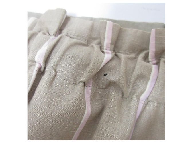 Autre Marque Falda de rayas alternas Drawer Beige - vista 13
