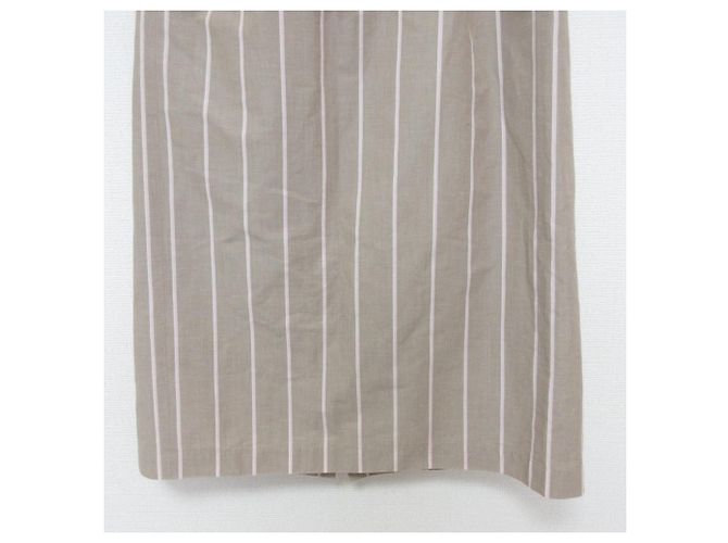 Autre Marque Falda de rayas alternas Drawer Beige - vista 6