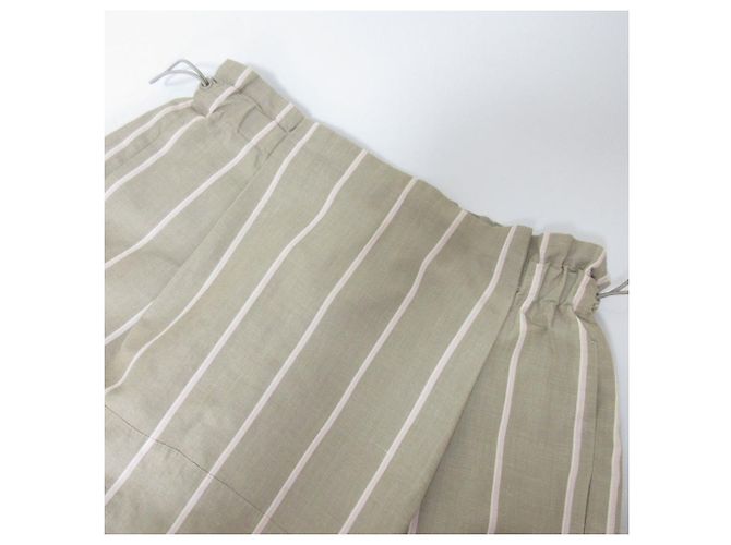 Autre Marque Falda de rayas alternas Drawer Beige - vista 7