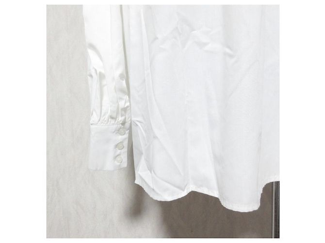Autre Marque Bluse mit Rüschensaum TOO-TOO Weiß - Ansicht 5