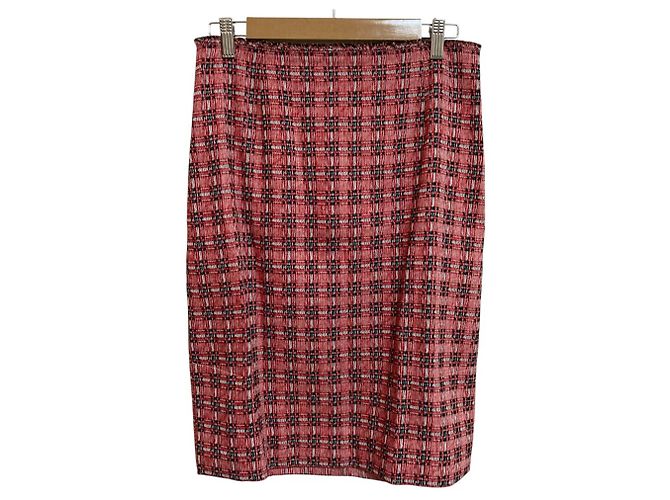 Falda de tweed roja Marni - vista 2