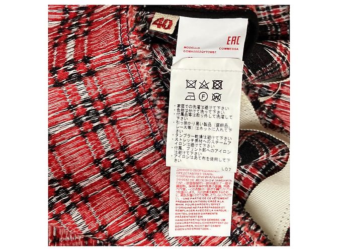 Falda de tweed roja Marni - vista 8
