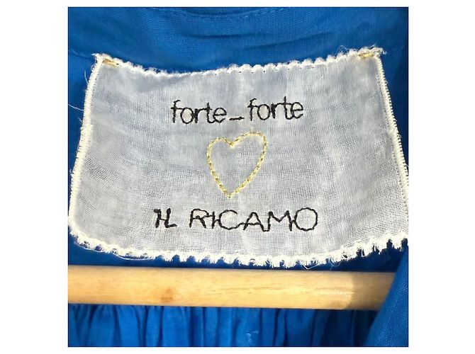 Autre Marque Abito a maniche corte forte_forte Blu - vista 9