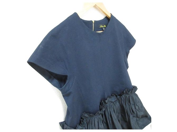 Autre Marque Blusa Peplum Plisada PRE2 de Drawer Azul Azul marino - vista 3