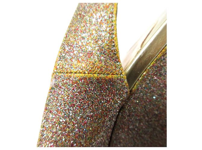 Sandali con zeppa glitter Christian Louboutin Multicolore - vista 10