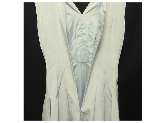 Autre Marque FRAY I.D Tack-Form V-Ausschnitt Kleid Braun - Ansicht 4