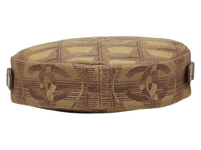 Pochette Rotonda della Nuova Linea di Viaggio Chanel Marrone Cachi - vista 3