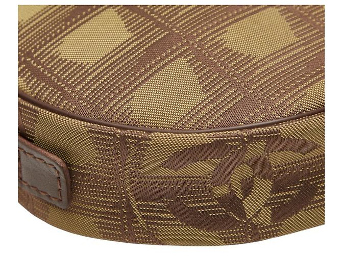 Pochette Rotonda della Nuova Linea di Viaggio Chanel Marrone Cachi - vista 4
