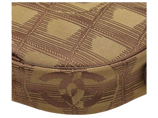 Pochette Rotonda della Nuova Linea di Viaggio Chanel Marrone Cachi - vista 5