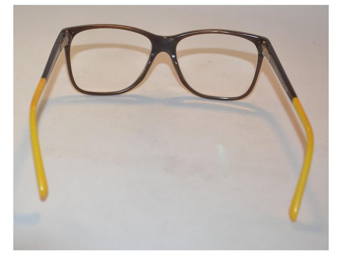Occhiali Chanel 3230 Marrone Giallo Plastica - vista 5