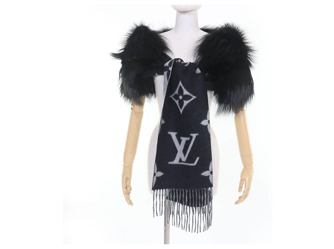 Sciarpa in pelliccia Reykjavik Louis Vuitton 2017 Nero - vista 2