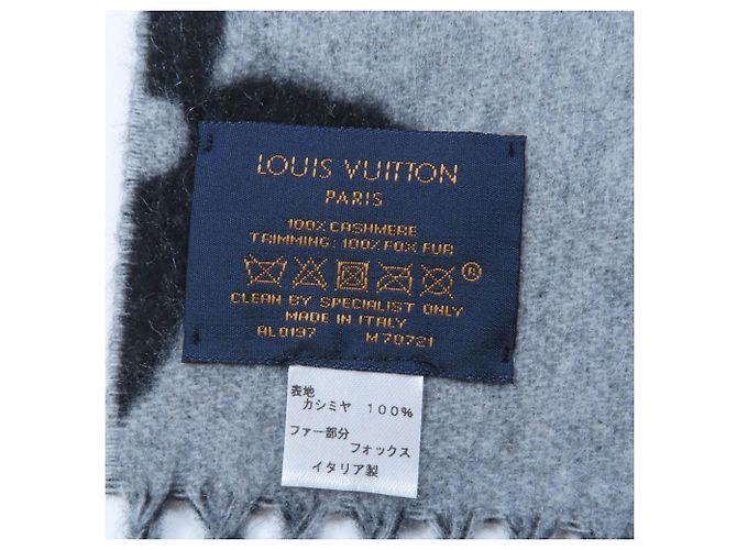 Sciarpa in pelliccia Reykjavik Louis Vuitton 2017 Nero - vista 7