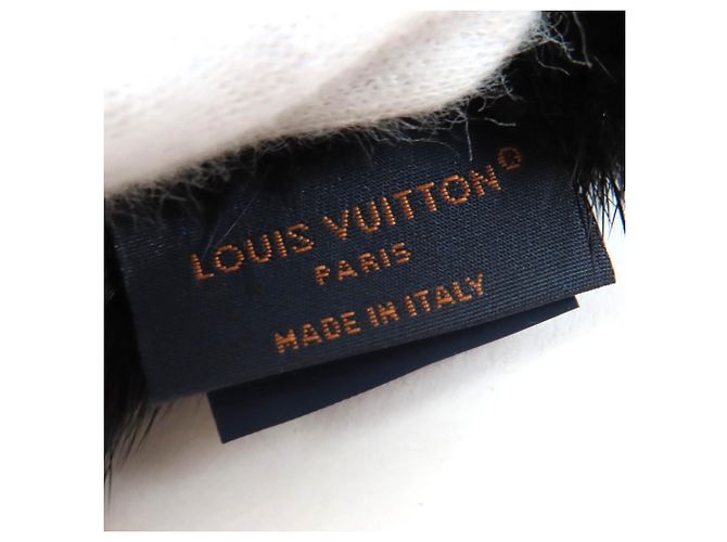 Stola in pelliccia di visone Louis Vuitton Nero - vista 8