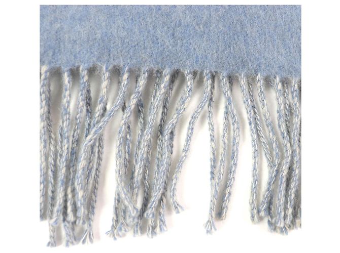 Stola in cashmere blu chiaro Louis Vuitton - vista 6