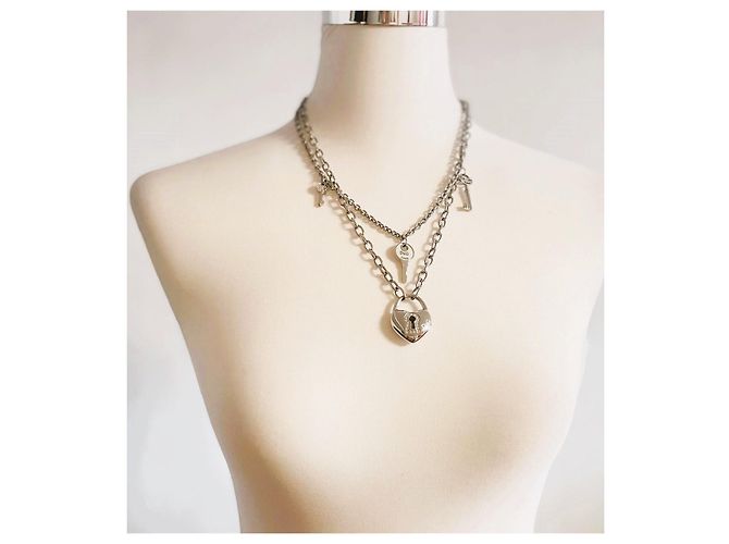 Deliziosa collana vintage DOLCE & GABBANA modello “Cupid" Argento - vista 12