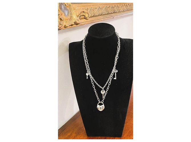 Deliziosa collana vintage DOLCE & GABBANA modello “Cupid" Argento - vista 4