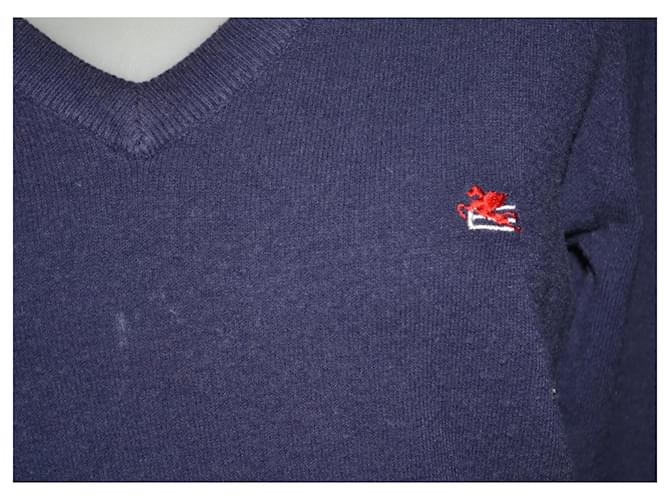 Etro Pullover dunkelviolett Woll-Kaschmir-Mix - Ansicht 2