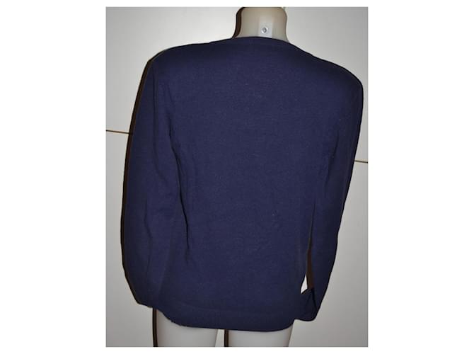 Etro Pullover dunkelviolett Woll-Kaschmir-Mix - Ansicht 5