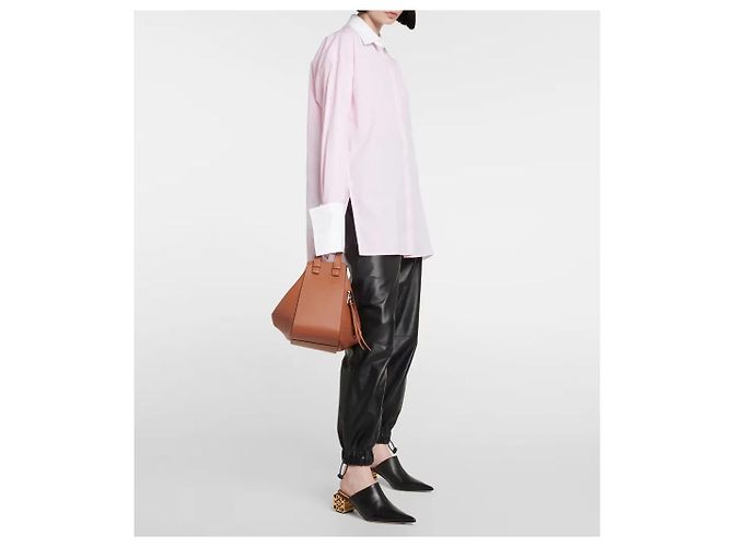Loewe Borsa Hammock piccola in pelle di vitello classico Marrone - vista 6