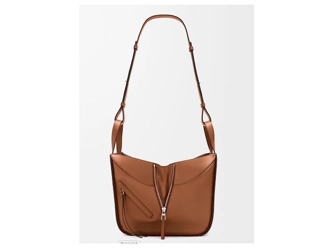 Loewe Borsa Hammock piccola in pelle di vitello classico Marrone - vista 9