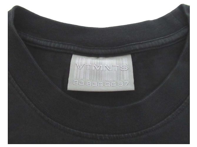 Autre Marque Camiseta de algodón RAINBOW BARCODE de Vetements Negro - vista 5