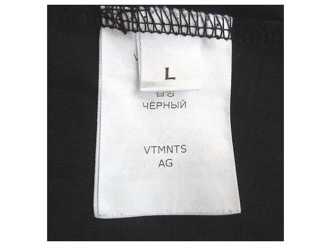 Autre Marque Camiseta de algodón RAINBOW BARCODE de Vetements Negro - vista 6