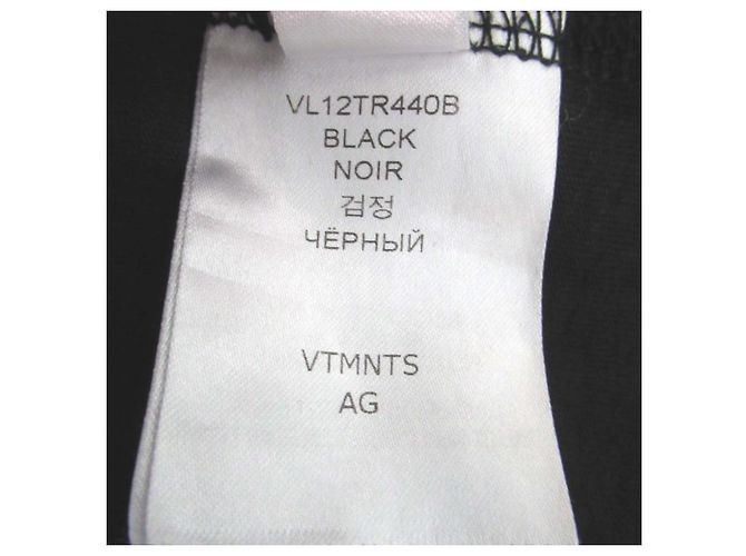 Autre Marque Camiseta de algodón RAINBOW BARCODE de Vetements Negro - vista 7
