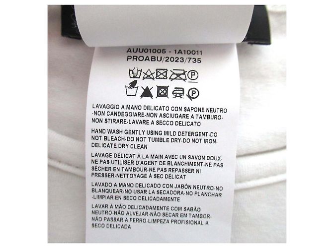 Versace Medusa Druck Baumwoll-T-Shirt Weiß - Ansicht 10