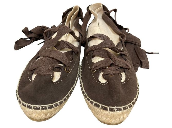 Autre Marque Scarpe Espadrilles con Lacci Don Quichosse Marrone - vista 2